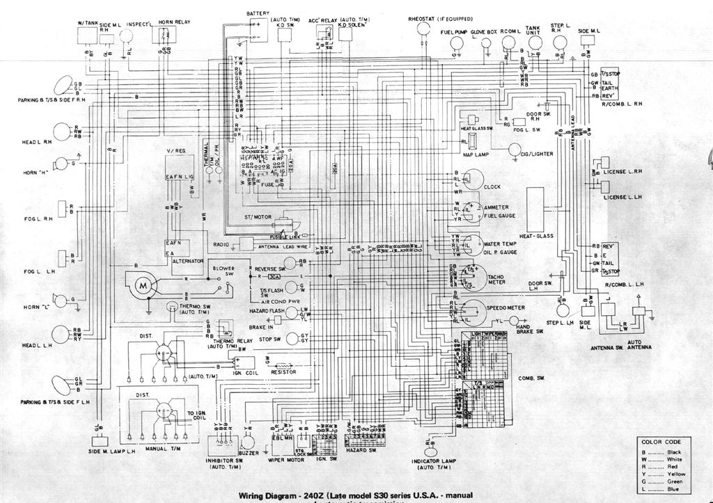 Diagram or Schematic for 1971 240Z ? - Open S30 Z Discussions - The