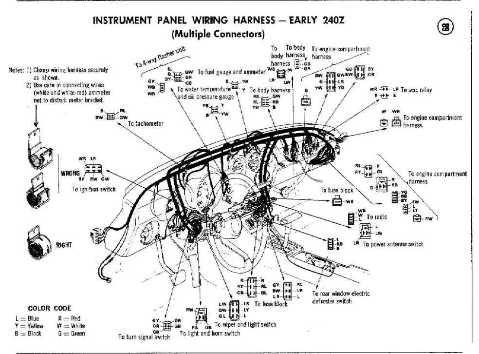 240Z Wiring Diagram from www.classiczcars.com