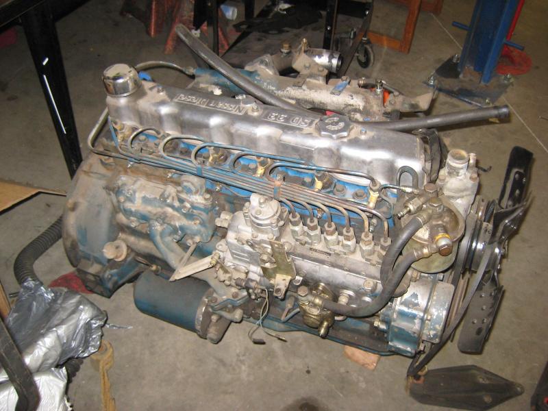 Nissan sd33 inline 6 cylinder turbo diesel #2