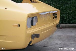 Rear valance