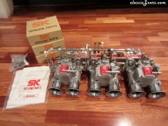 SK Triple 45mm Sidedraft Carbs and Manifold