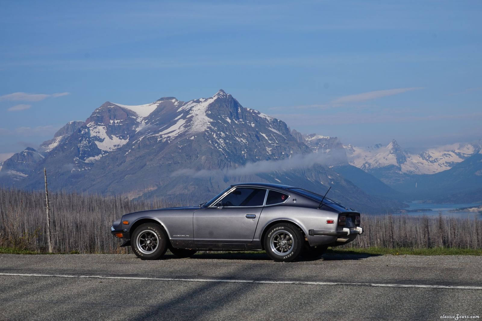 240z in Glacier National Park