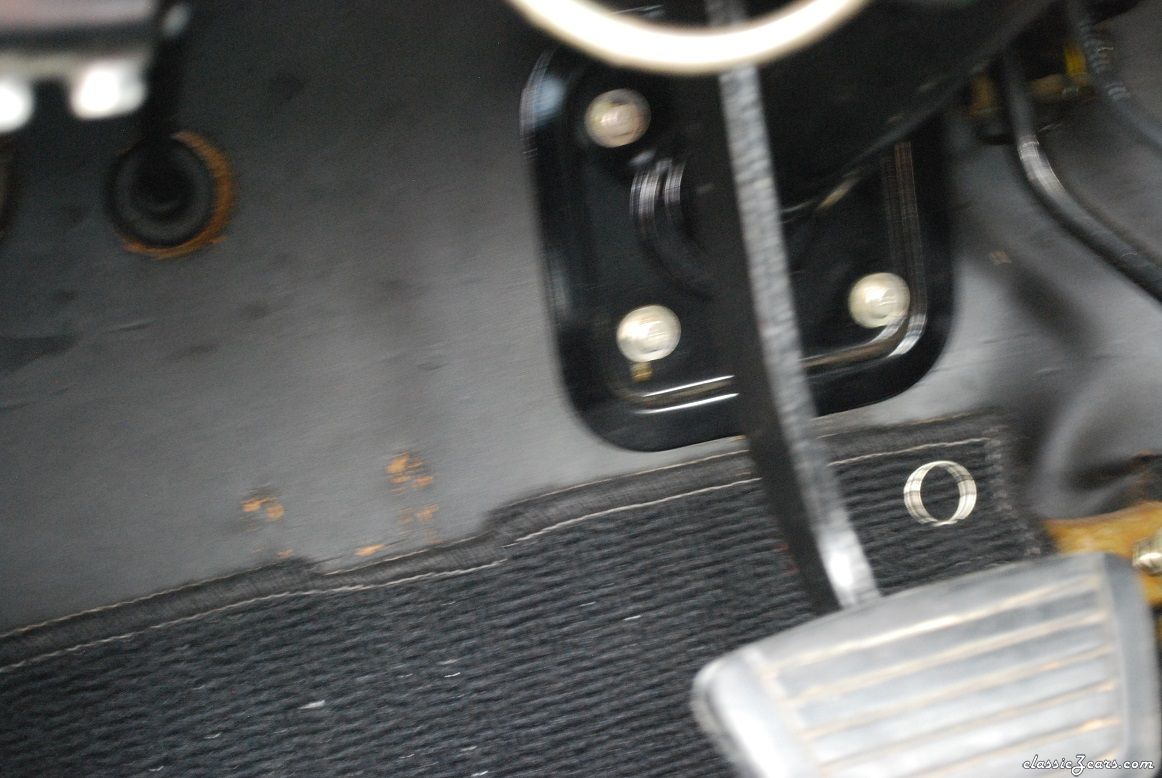 Drivers side under dash, very clean