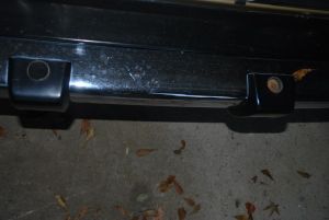 Rear bumper rubber