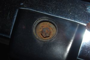 Rear Bumper bolt on - missing cover