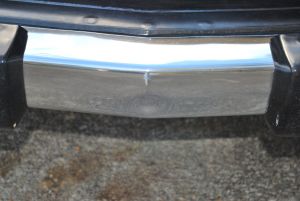 Front bumper dent