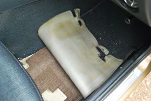 Passenger side floor board