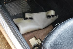 Drivers side floor board with carpet