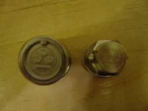 RS Watanabe lock nut vs. normal lug nut