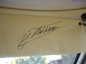 Matsuo-san signed visor