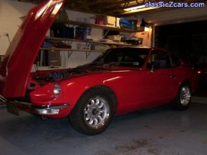 Princess In her garage