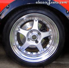 New slotted & cross drilled rotors