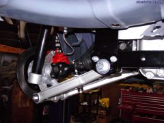 Z Car left side rear suspension