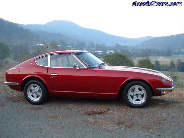 My 240Z, more mountains