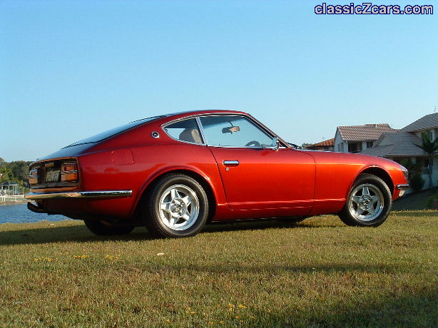 My 240Z on grass