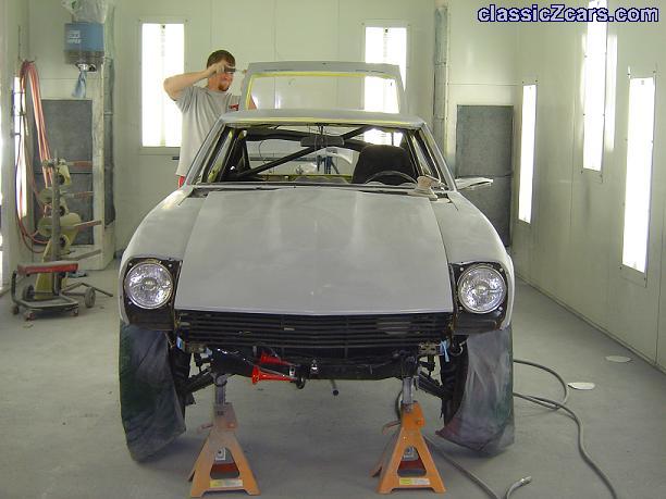 The Z getting paint - Pic 5