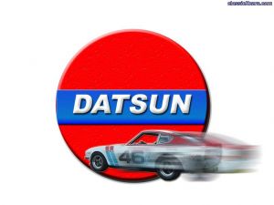 BRE Race Car Datsun Logo