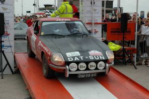 Finish of the SLS rally 2004
