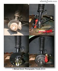 Front Strut before and after