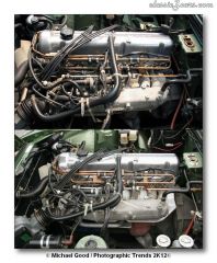 Engine before and after