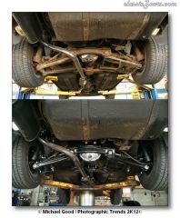 Rear suspenion before and after