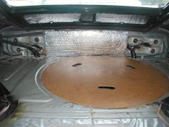 Sound proofing & dyeing the Black vinyl interior