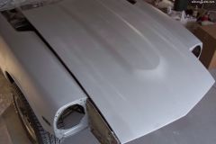 hood mounted after painting underside 4-10-2005