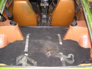 Old cargo carpet