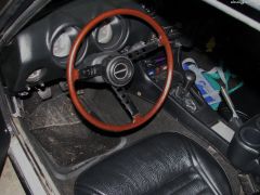 240Z steering wheel refinished and installed