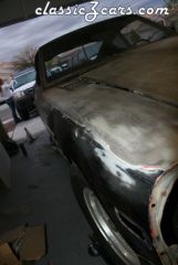 sanding and scraping