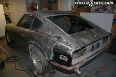 sanding and scraping