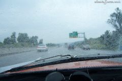 Rain on the way to Ontario Z-Fest '06