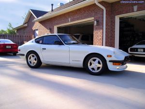 '72 240Z Pearl White, 15" Rikens