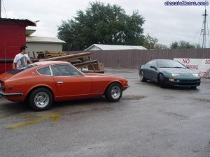 240z American Racing wheels