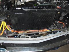 Radiator and new wiring.