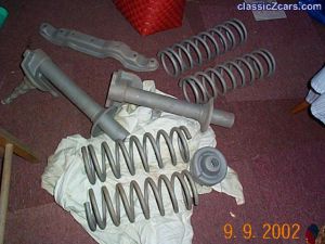 shotblasted suspension parts