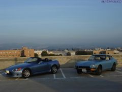 My Dad's new toy with my Z