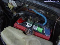 Battery acid corrosion