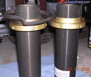 coilover adapted to stock  spring