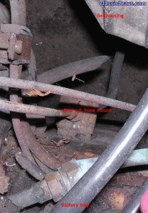 clutch slave cyl lin/hose bracket