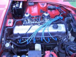 Engine bay after clean up