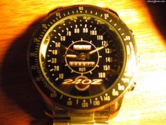 My new 240Z Speedo Watch with year and Vin on the Odometer