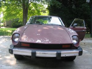 '78 280Z 5 speed front before repaint