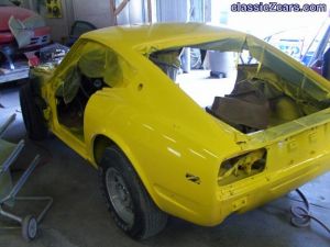 72 z yellow gets first coats of paint