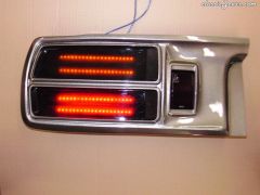 Tail Lights : Red/Amber LEDS with Bronze Plexi Glass Lenses