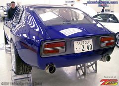 Blue 240z v8 twin turbo