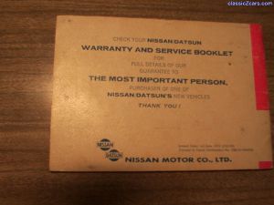 owners manual back
