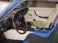 '73 240, as bought, interior