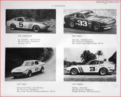 72 Datsun SCCA regional qualifiers-240Z's