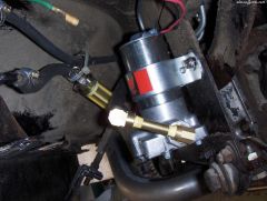 Electric fuel pump mounting